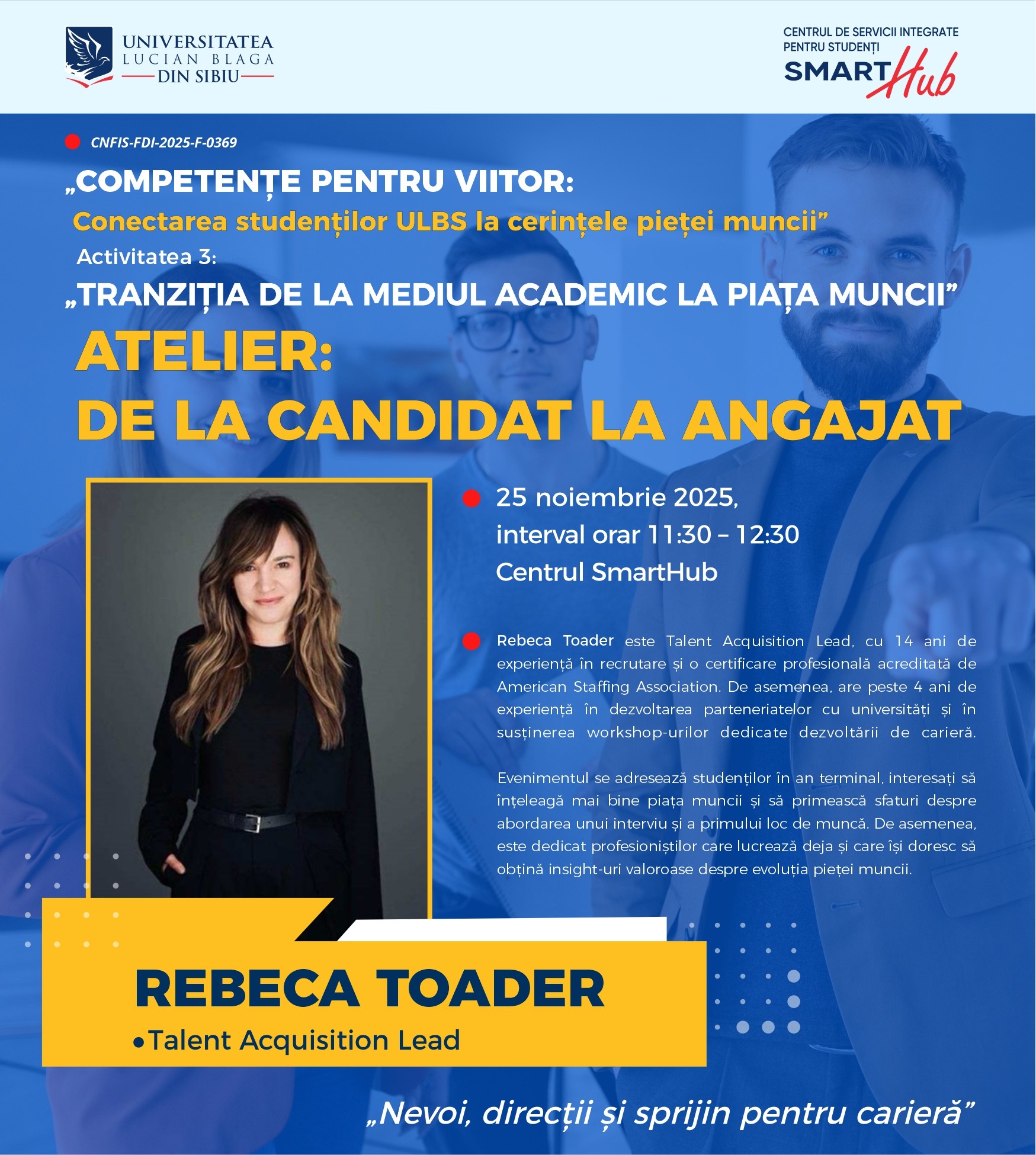 Atelier: De la candidat la angajat