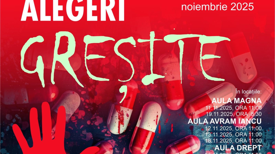 Campania „Alegeri greșite”, un eveniment de amploare în beneficiul studenților