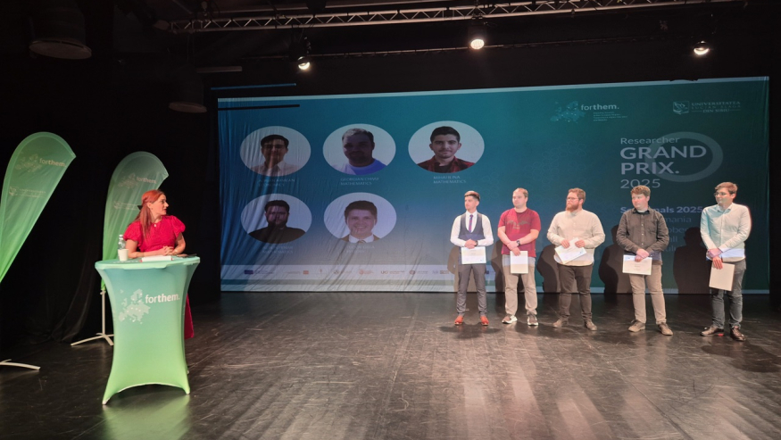 Mihai Ilina, doctorand în Matematică, va reprezenta ULBS în finala FORTHEM Researcher Grand Prix 2025