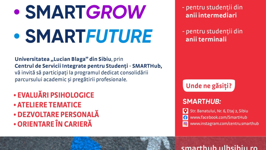 PROGRAMUL INTEGRAT DE DEZVOLTARE ȘI ORIENTARE ÎN CARIERĂ PENTRU STUDENȚII U.L.B.S.