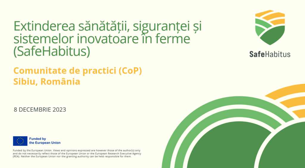Întâlnirea Comunității de practici SafeHabitus găzduită de ULBS Întâlnirea Comunității de practici SafeHabitus găzduită de ULBS