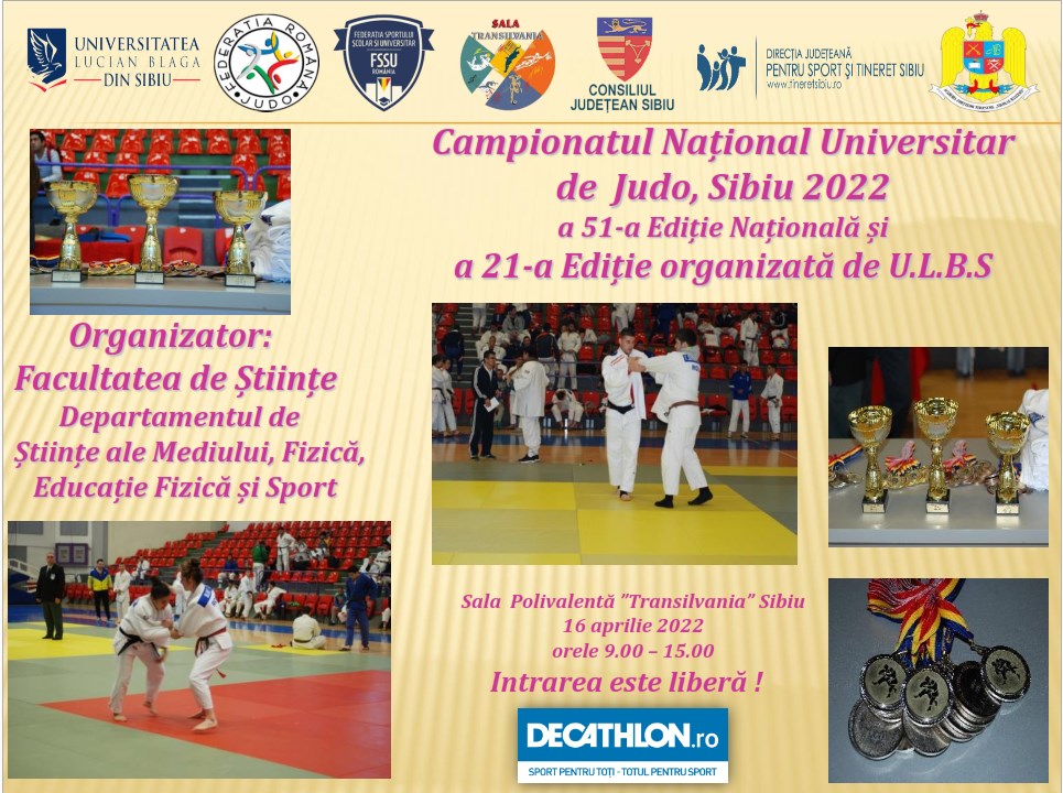 ULBS organizează Campionatele Naționale Universitare de jodo