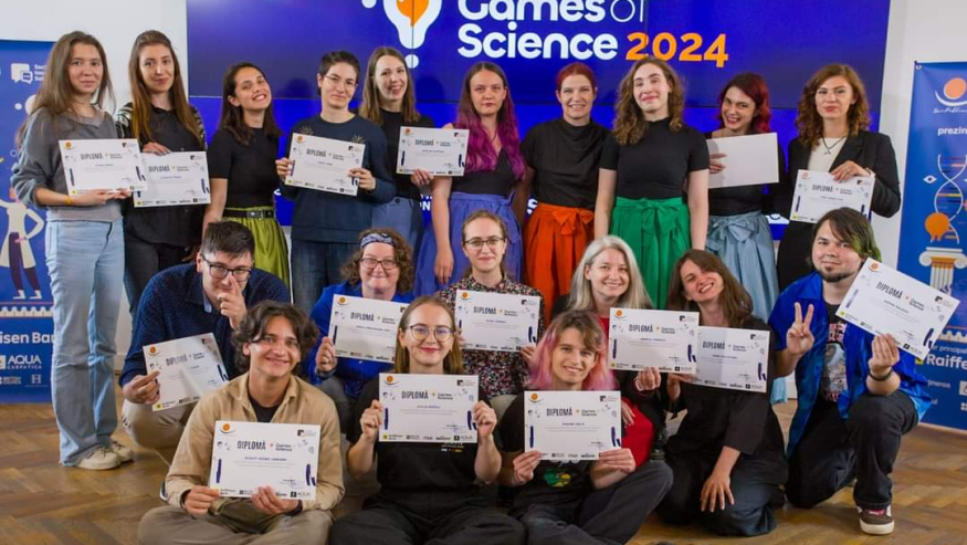 Games of Science – etapa finală.  Sibianca Magda Ienci a primit Premiul Special al Juriului