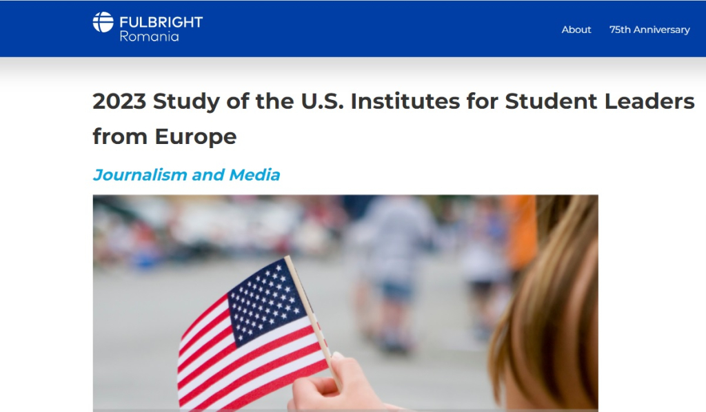 Bursele Study of the U.S. Institutes for Student Leaders from Europe
