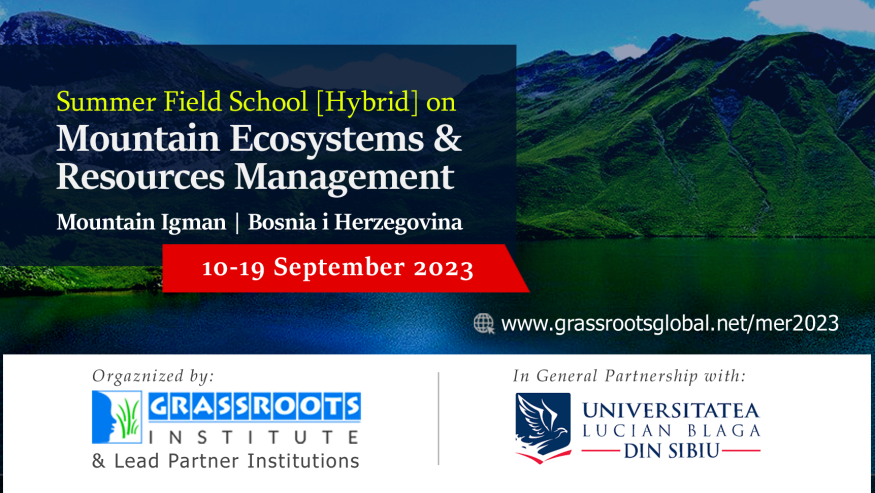 Summer Field School (Hybrid) on Mountain Ecosystems & Resource Management