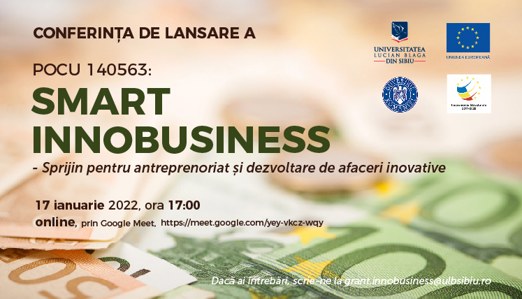 Conferința de lansare a proiectului 𝗦𝗺𝗮𝗿𝘁 𝗜𝗻𝗻𝗼𝗯𝘂𝘀𝗶𝗻𝗲𝘀𝘀