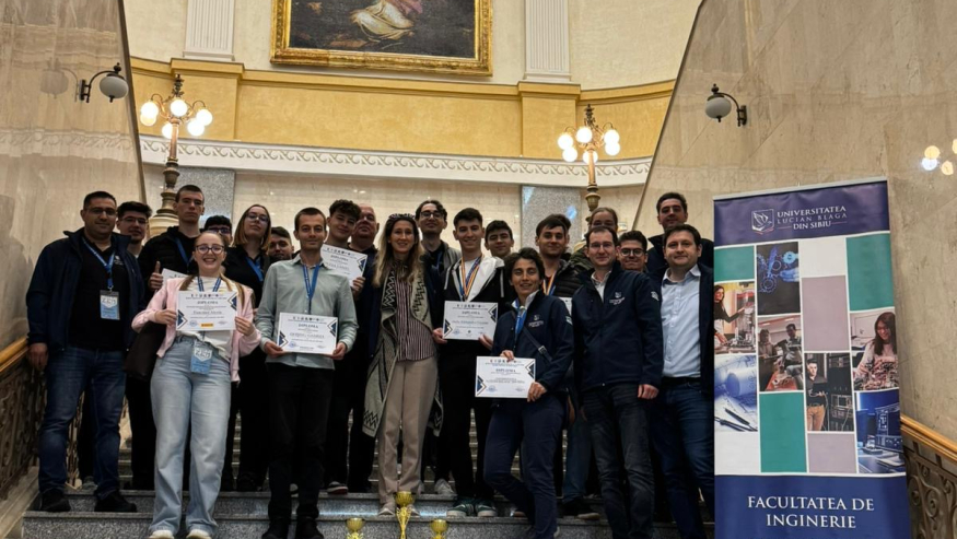 Premii obținute de studenții Facultății de Inginerie la Olimpiada Națională de Mecatronică