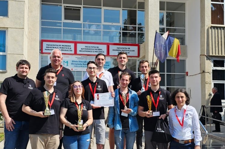 Studenții Facultății de Inginerie din cadrul ULBS, premiați la Olimpiada Națională de Mecatronică și participanți la Concursul Internațional de Robotică EUROBOT