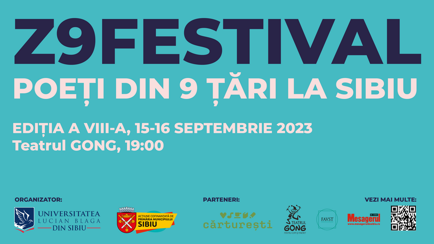 Z9Festival 2023: tineri poeți din 9 țări la Sibiu