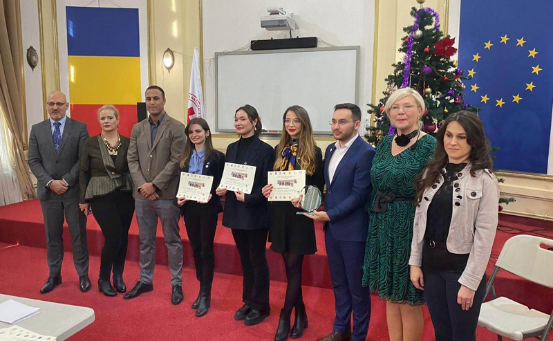 Studenții de la drept, locul I la Concursul Național de Drept Umanitar