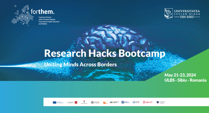 ULBS organizează Research Hacks Bootcamp – Uniting Minds Across Borders