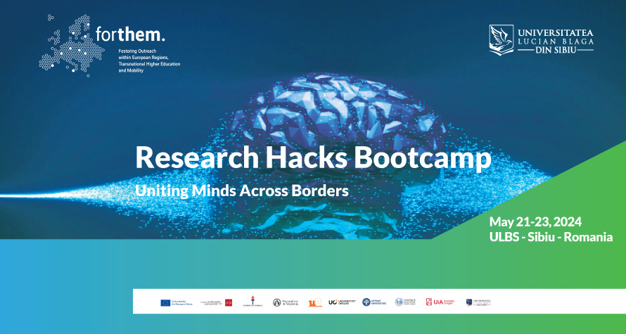 ULBS organizează Research Hacks Bootcamp – Uniting Minds Across Borders