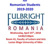 2019-2020 Fulbright Student Award: 2nd Information