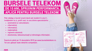 Burse de excelenţă pentru studenți, oferite de TELEKOM