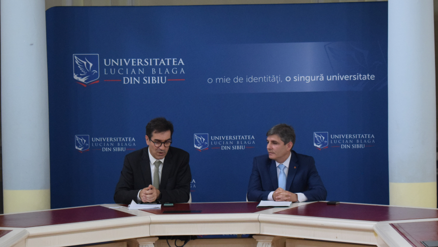 Vizita delegației Universității din Burgundia la Sibiu