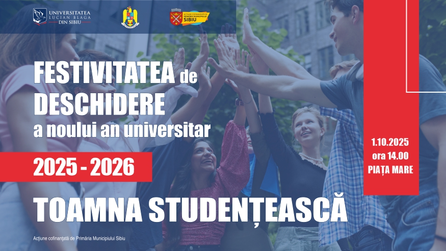 Festivitatea de deschidere a anului universitar 2025-2026 va avea loc pe 1 octombrie