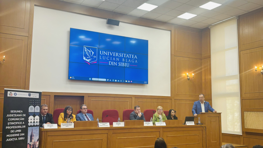 Sesiunea județeană de comunicări științifice a profesorilor de limbi moderne din județul Sibiu, organizată în parteneriat de FLA și ISJ Sibiu