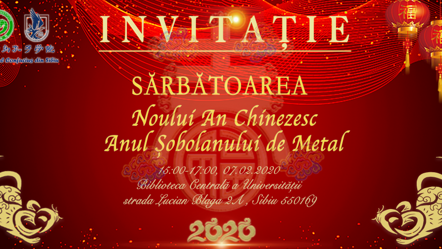 Invitație – Sărbătoarea Noului An Chinezesc