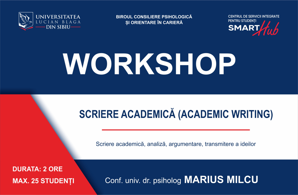 SmartHub – Workshop Academic writing SmartHub – Workshop Academic writing