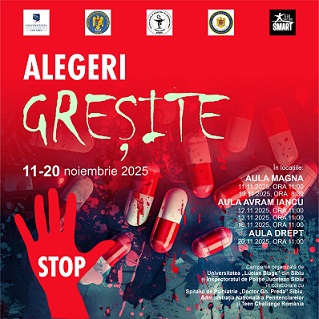 Începe campania „Alegeri greșite” privind prevenirea consumului de droguri