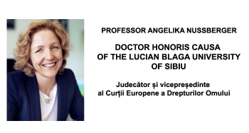 HONORIS CAUSA – profesor ANGELIKA NUSSBERGER