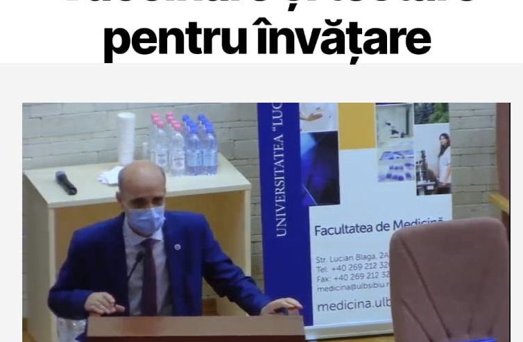 Dezbaterea ”Vaccinare și testare pentru învățare”, în direct la ULBS