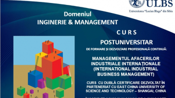 Program de studii postuniversitare în domeniul afacerilor specifice mediului industrial internațional, derulat de ULBS