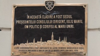 Dezvelirea placă memorială sediul Președintelui Consiliului Dirigent