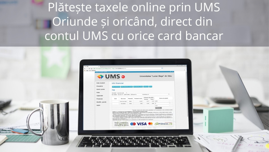 Plata online prin UMS